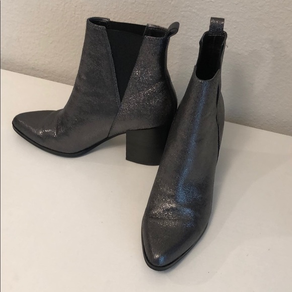 Metallic booties/boots silver - Picture 3 of 7